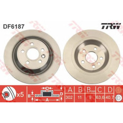 Kočioni disk TRW DF6187