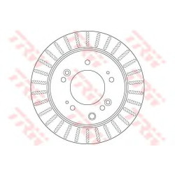 Kočioni disk TRW DF6191S