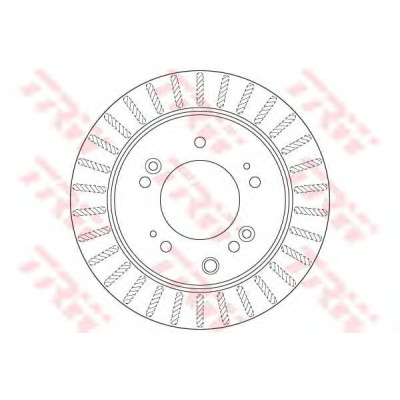 Kočioni disk TRW DF6191S