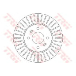 Kočioni disk TRW DF6198