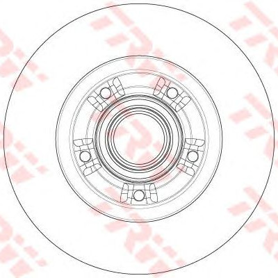 Kočioni disk s ležajem TRW DF6203BS