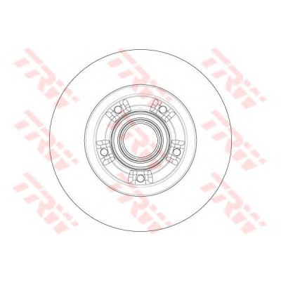 Kočioni disk s ležajem TRW DF6203BS