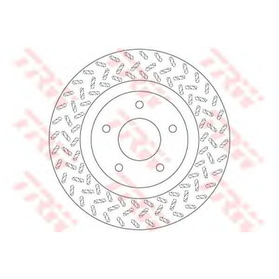 Kočioni disk TRW DF6206
