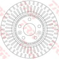 Kočioni disk TRW DF6208S