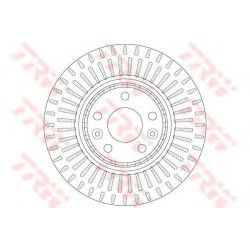 Kočioni disk TRW DF6208S