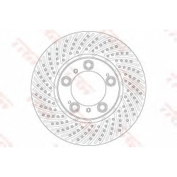 Kočioni disk TRW DF6212S