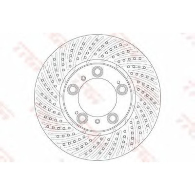 Kočioni disk TRW DF6212S