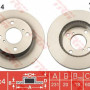 Kočioni disk TRW DF6214