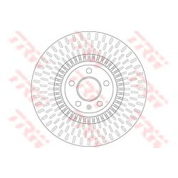 Kočioni disk TRW DF6216