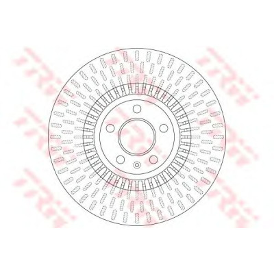 Kočioni disk TRW DF6216