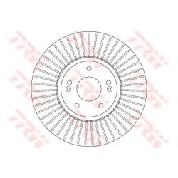 Kočioni disk TRW DF6222