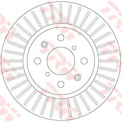 Kočioni disk TRW DF6232
