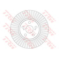 Kočioni disk TRW DF6234