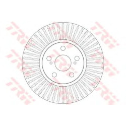 Kočioni disk TRW DF6234