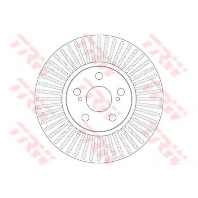 Kočioni disk TRW DF6234