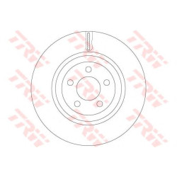 Kočioni disk TRW DF6244S