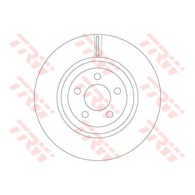 Kočioni disk TRW DF6244S
