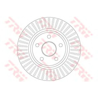 Kočioni disk TRW DF6251