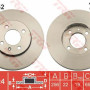 Kočioni disk TRW DF6252
