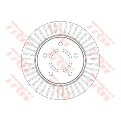 Kočioni disk TRW DF6253S
