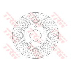 Kočioni disk TRW DF6259