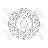 Kočioni disk TRW DF6262S