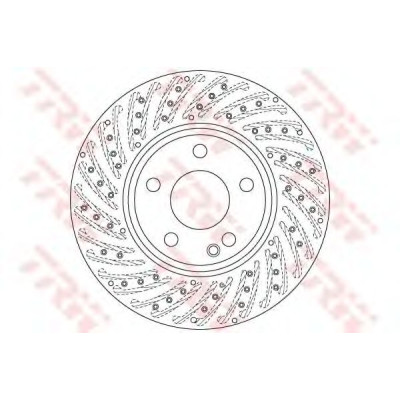 Kočioni disk TRW DF6262S