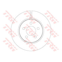 Kočioni disk TRW DF6264