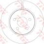 Kočioni disk TRW DF6264