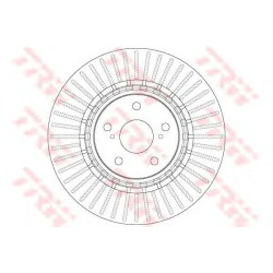 Kočioni disk TRW DF6265