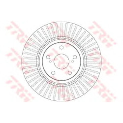 Kočioni disk TRW DF6268