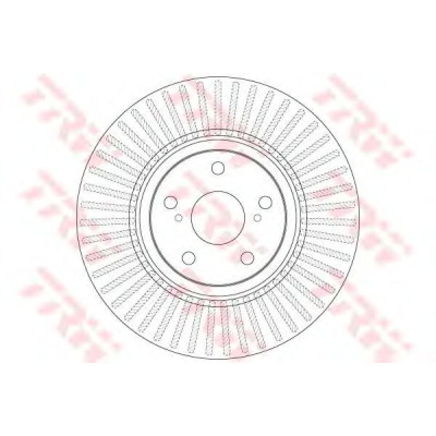 Kočioni disk TRW DF6268