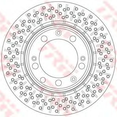 Kočioni disk TRW DF6281