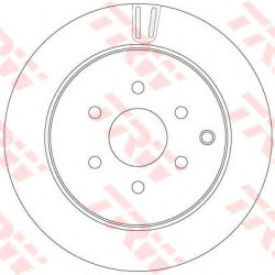 Kočioni disk TRW DF6289