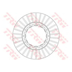 Kočioni disk TRW DF6307S