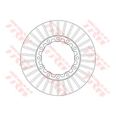 Kočioni disk TRW DF6307S