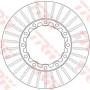Kočioni disk TRW DF6307S