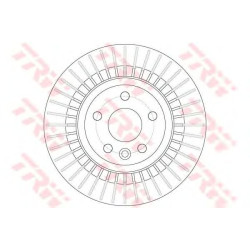 Kočioni disk TRW DF6308