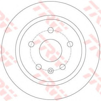 Kočioni disk TRW DF6312