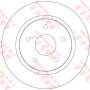 Kočioni disk TRW DF6325