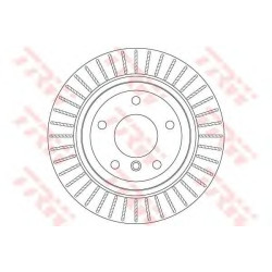 Kočioni disk TRW DF6329