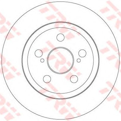 Kočioni disk TRW DF6331
