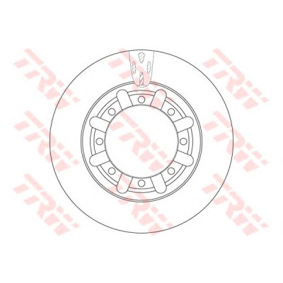 Kočioni disk TRW DF6335S