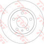 Kočioni disk TRW DF6339