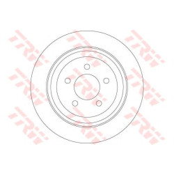 Kočioni disk TRW DF6341