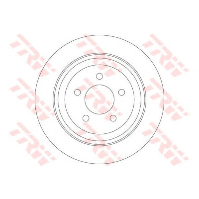 Kočioni disk TRW DF6341