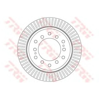 Kočioni disk TRW DF6342