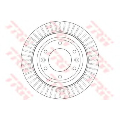 Kočioni disk TRW DF6350