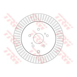 Kočioni disk TRW DF6351