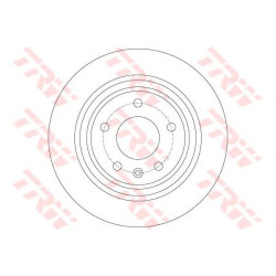Kočioni disk TRW DF6363